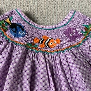 Jadi Lane smocked Disney Nemo dress